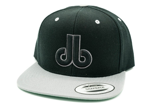 Cornhole Hat - Black and Silver Two Tone db