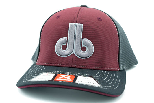 Cornhole Hat - Richardson Maroon and Gray