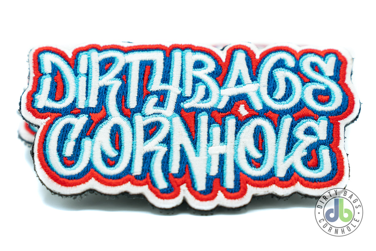 db Velcro Patch - Red White and Blue Graffiti