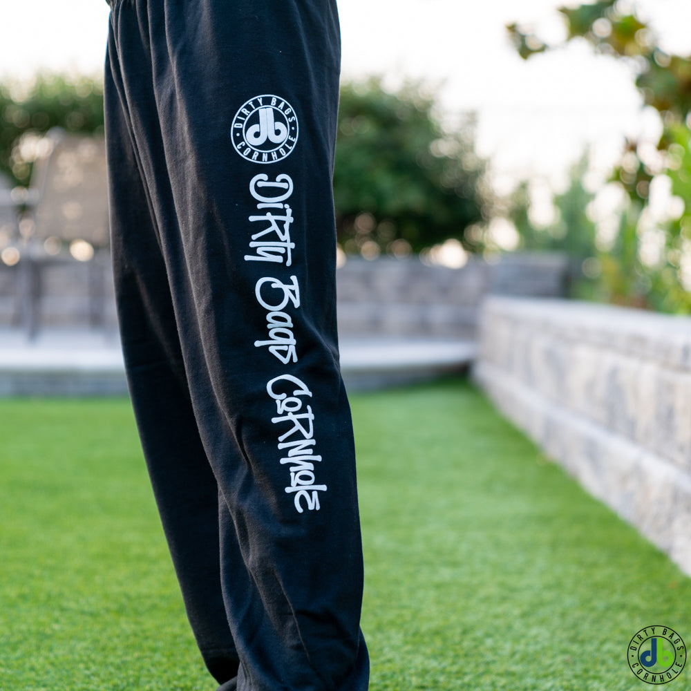 db Sweatpants - Script Writing On Leg