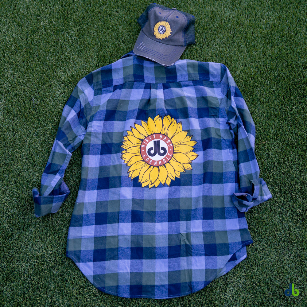 Ladies DB Sunflower Flannel