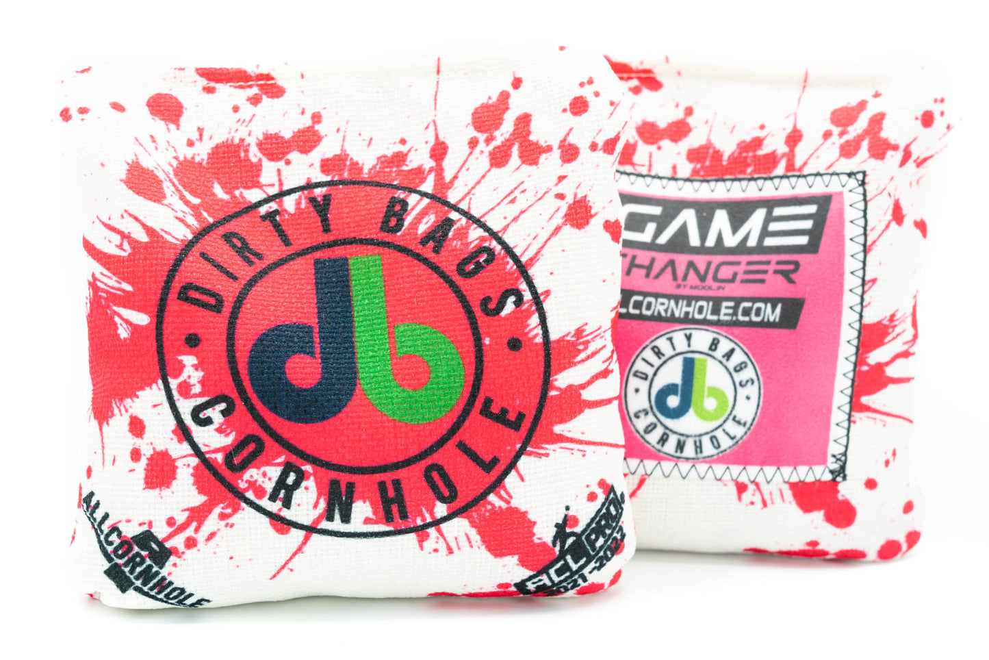 Game Changer Cornhole Bags - db Paint Splatter Edition (Set of 4)