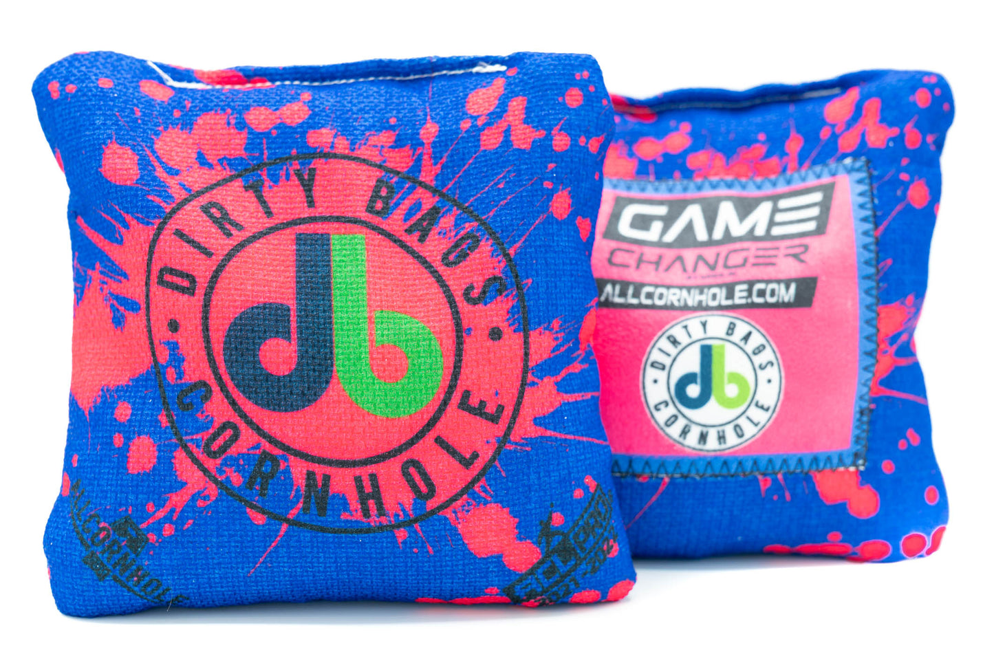 Game Changer Cornhole Bags - db Paint Splatter Edition (Set of 4)