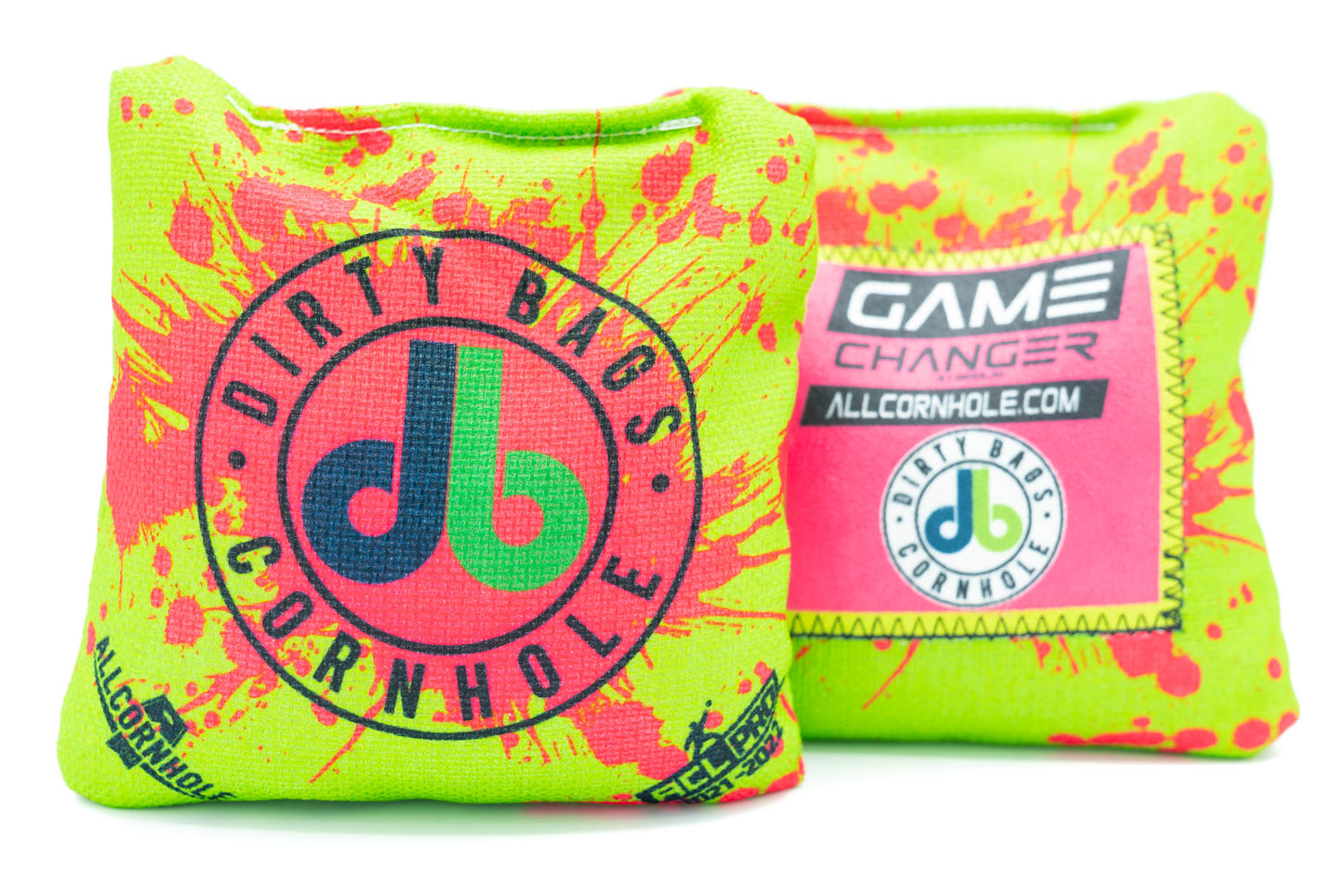 Game Changer Cornhole Bags - db Paint Splatter Edition (Set of 4)