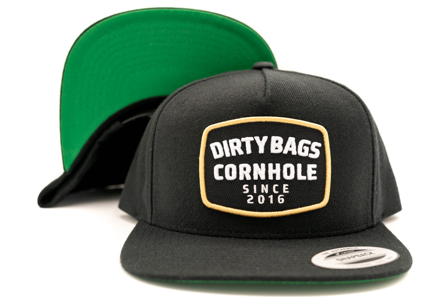 db Black / Gold Patch Hat