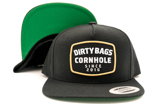 db Black / Gold Patch Hat