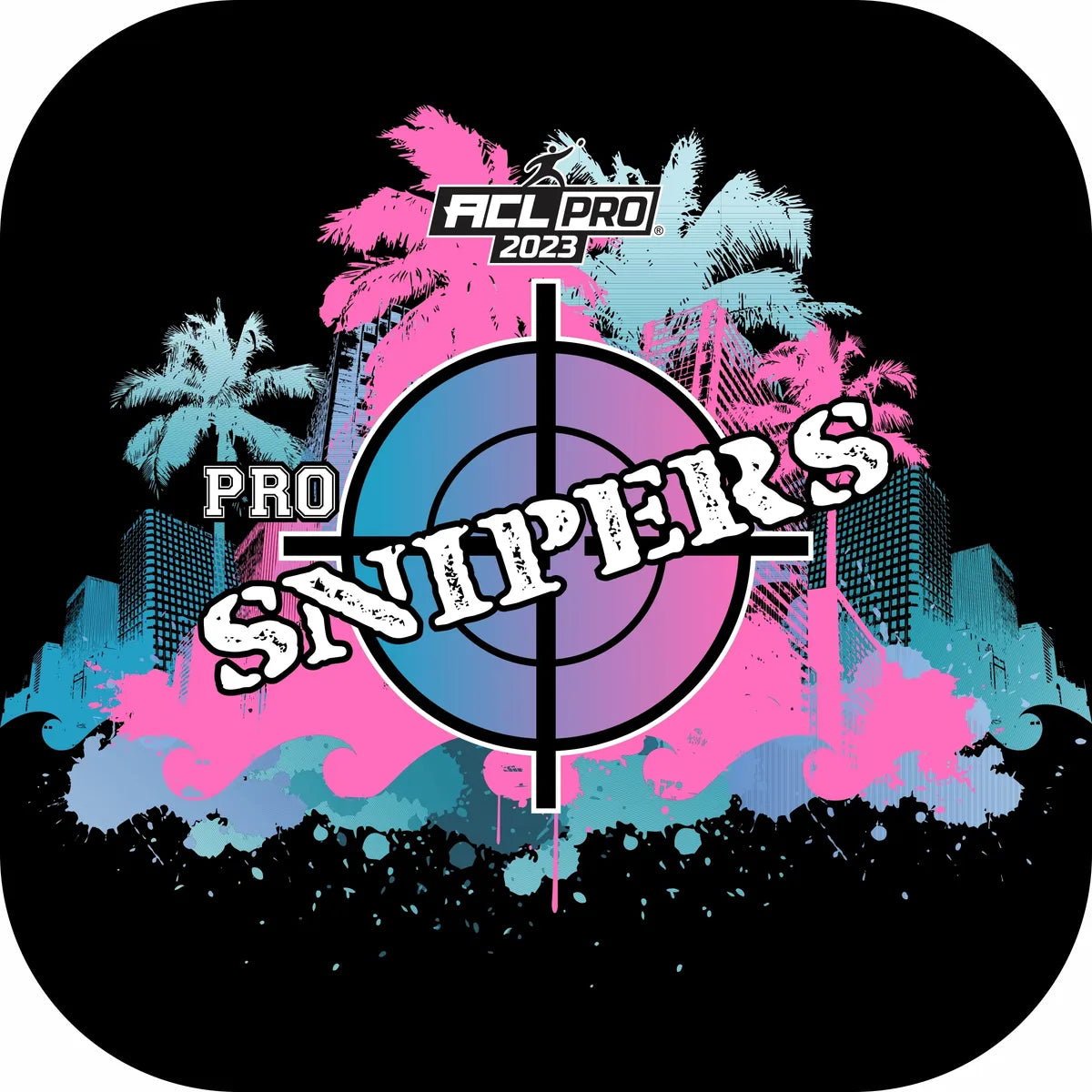 Lucky Bags Cornhole Pro Sniper - Miami Vice Edition