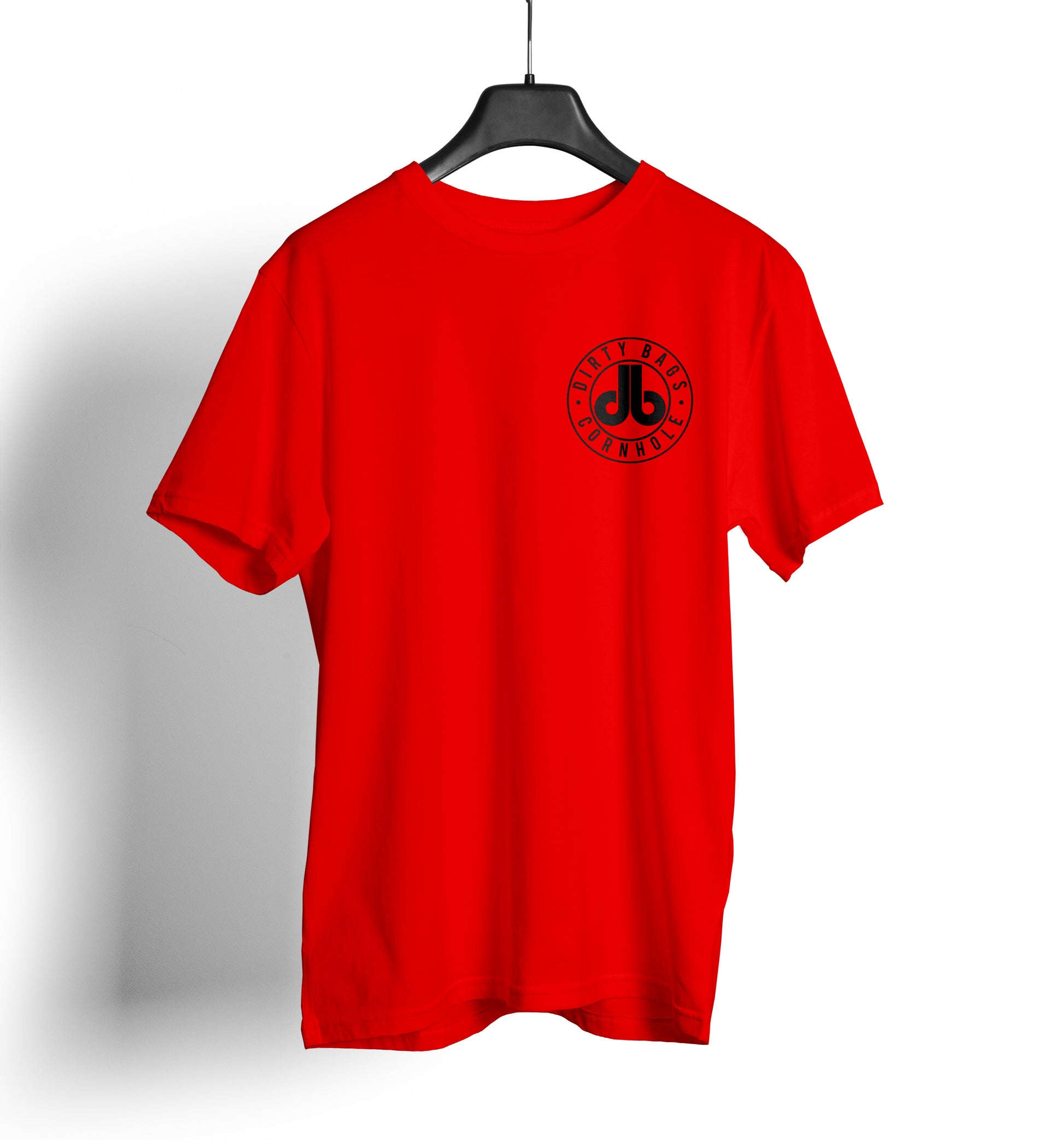 cornhole t shirt red goodbag