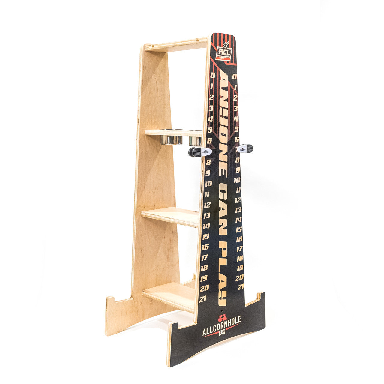 Cornhole Score and Store  - AllCornhole Scoring Station and Cornhole Board Holder