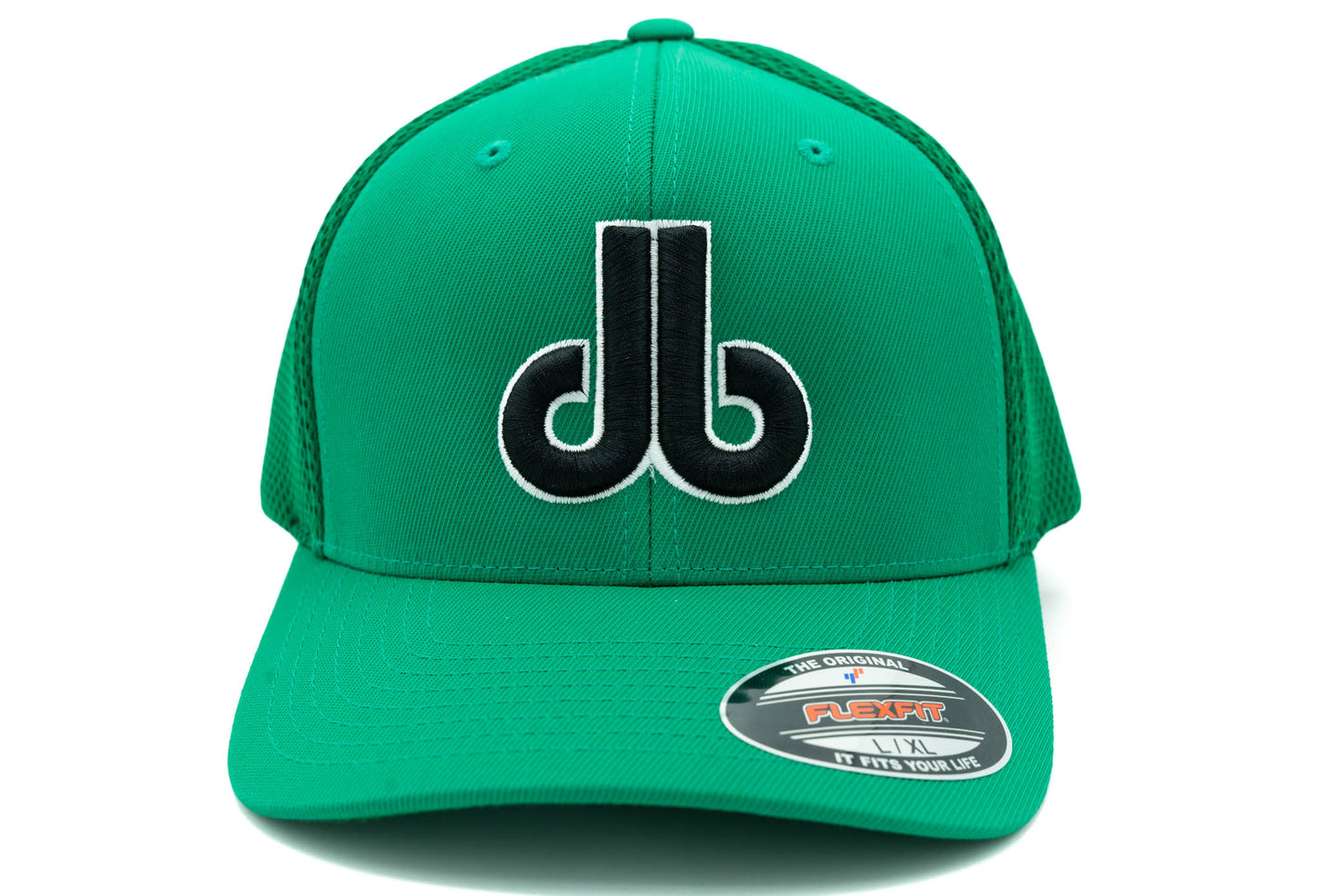 Kelly Green Wide Mesh db Hat