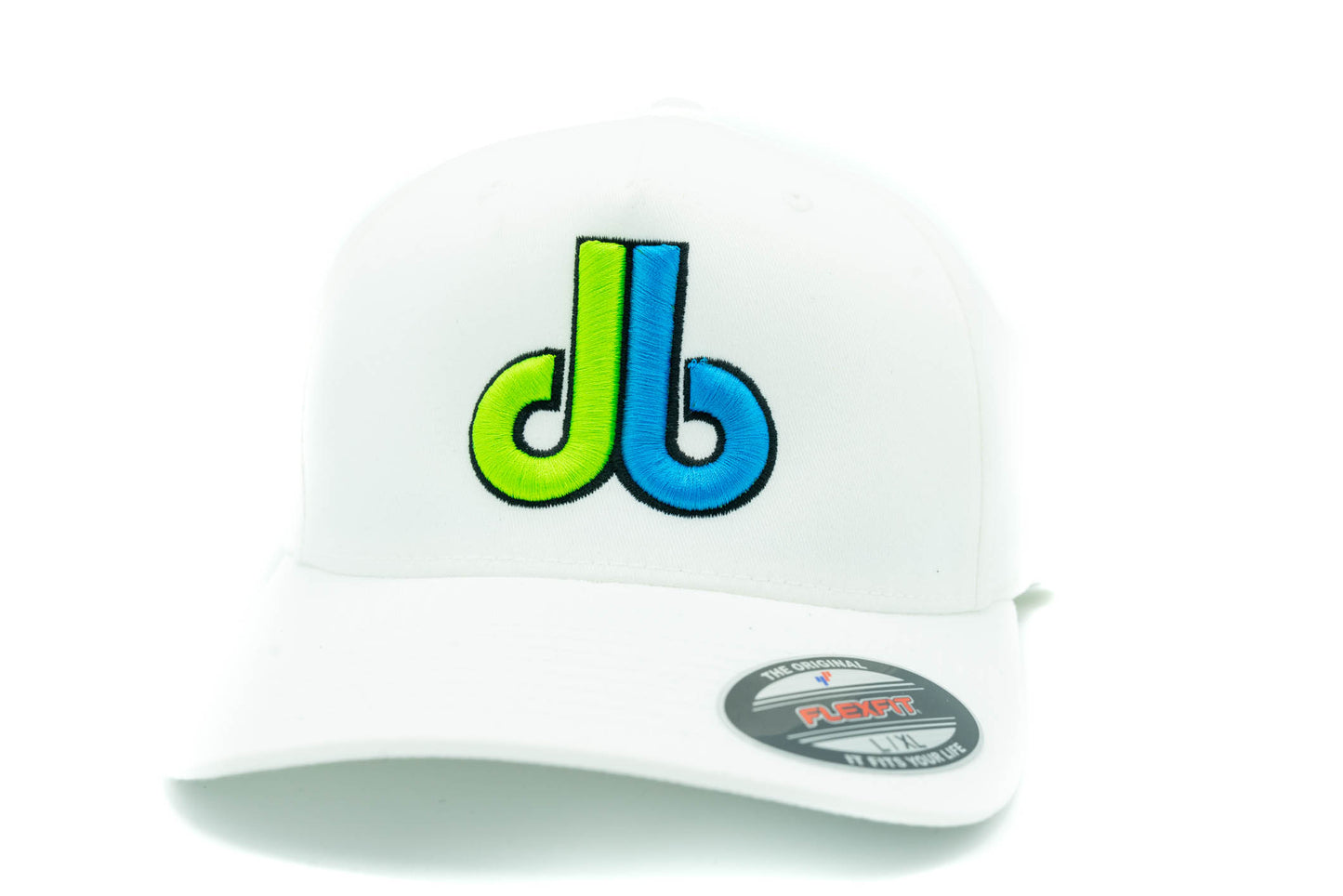 Neon Green and Turquoise Hat