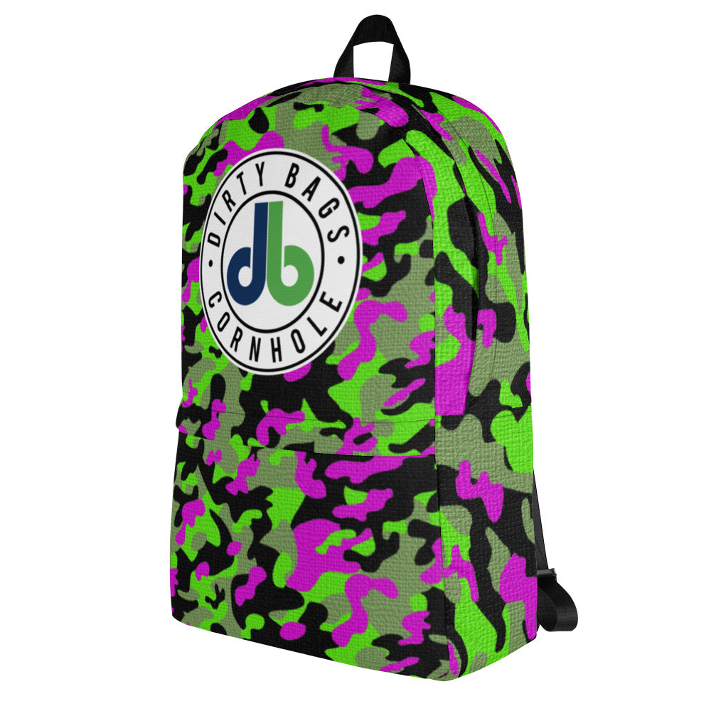 DBC Camo Backpack - Bright Green Camo