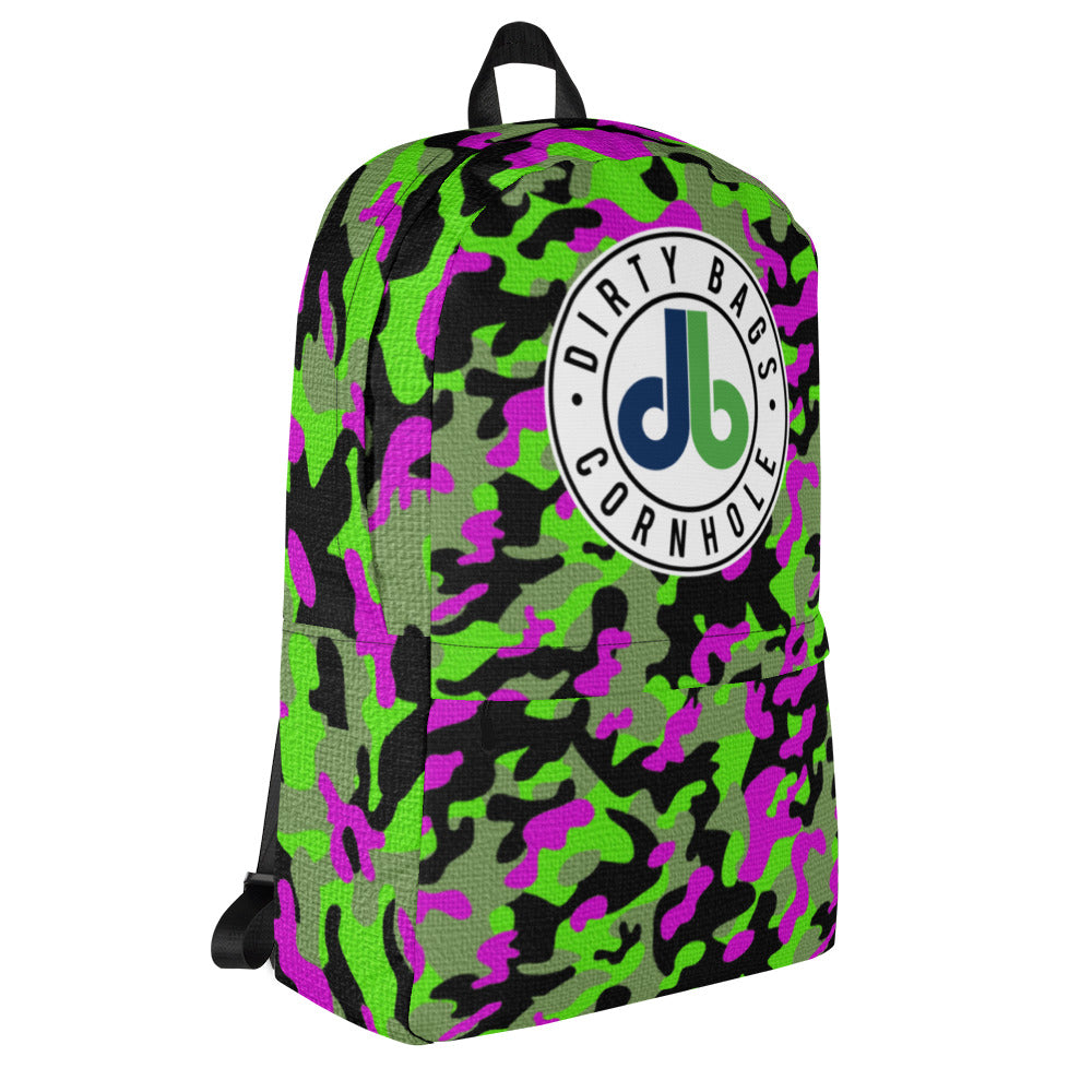 DBC Camo Backpack - Bright Green Camo