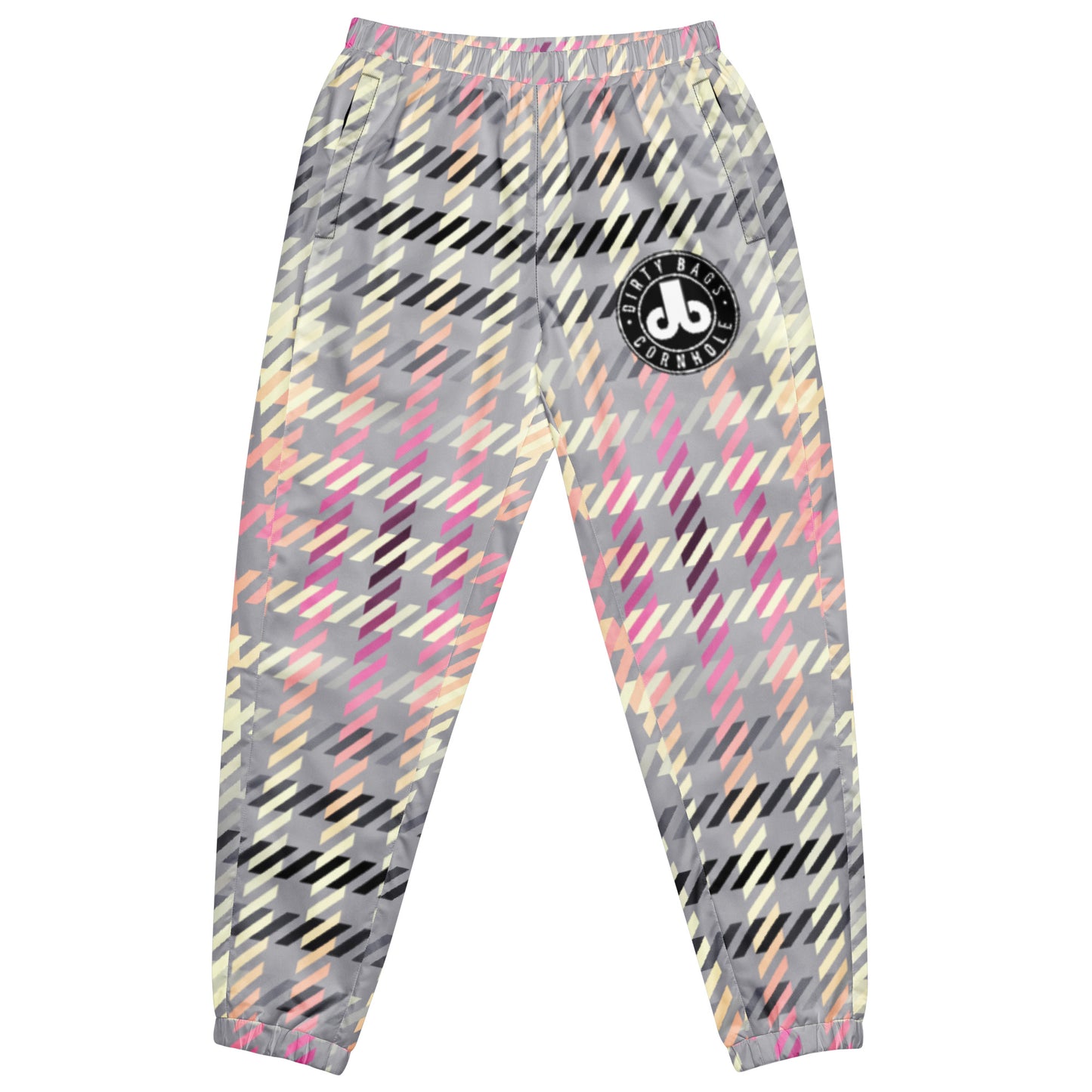 db Plaid Track Pants - Pink Houdstooth