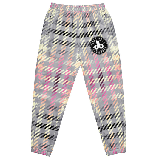 db Plaid Track Pants - Pink Houdstooth