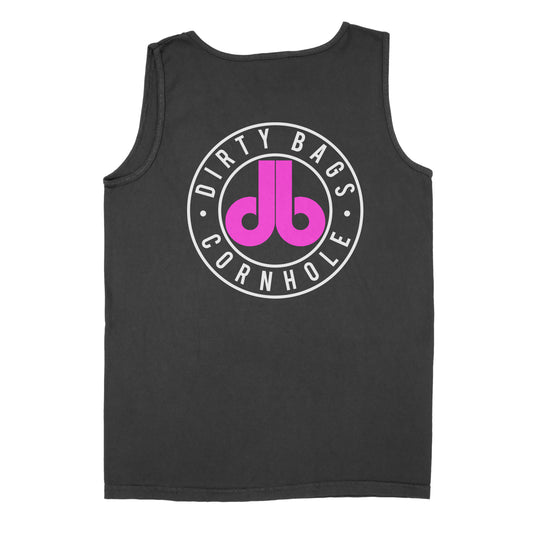 Dirty Bags Mens Tank Top - Black and Pink