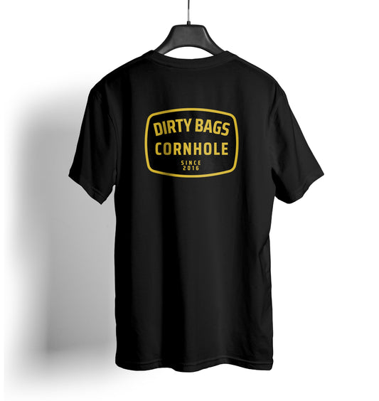 Black and Gold Badge Shirt