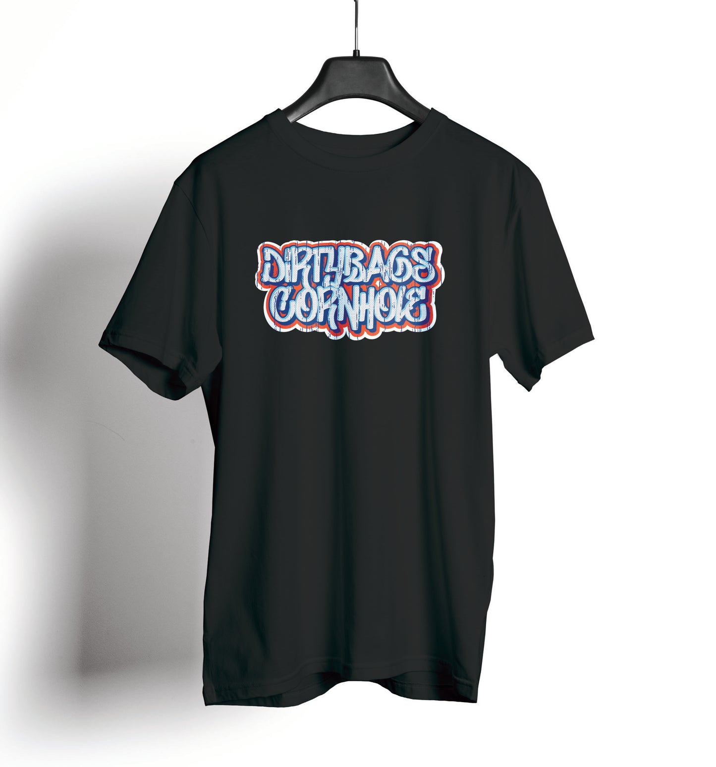 Dirty Bags Shirt- Graffiti Red White and Blue