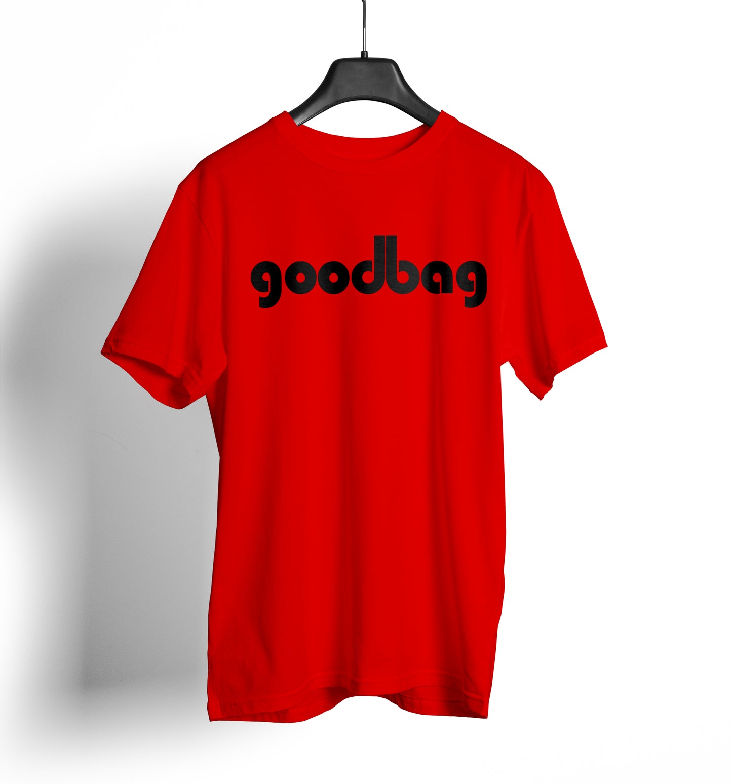 Dirty Bags Cornhole T Shirt - goodbag red and black