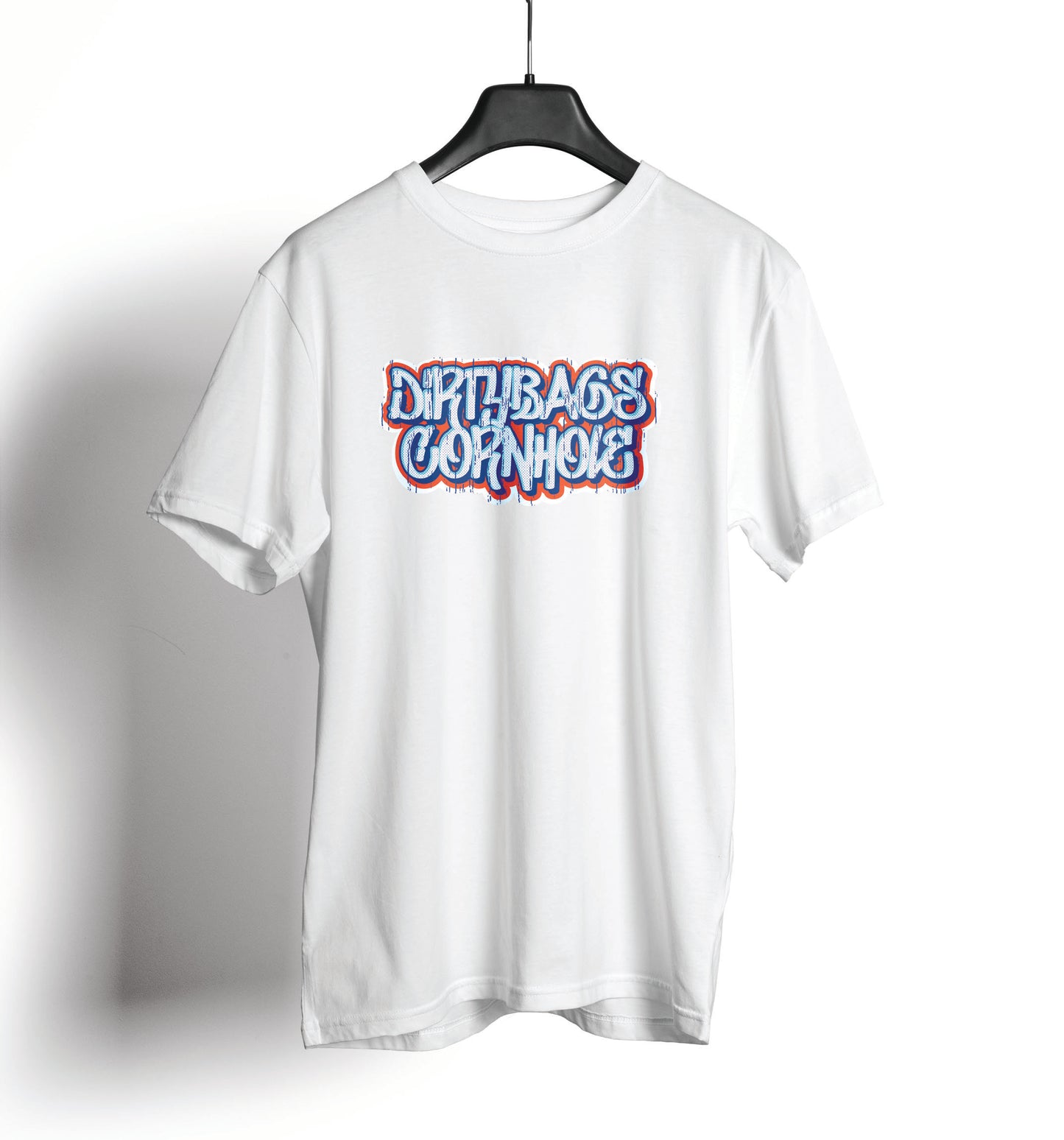 Dirty Bags Shirt- Graffiti Red White and Blue