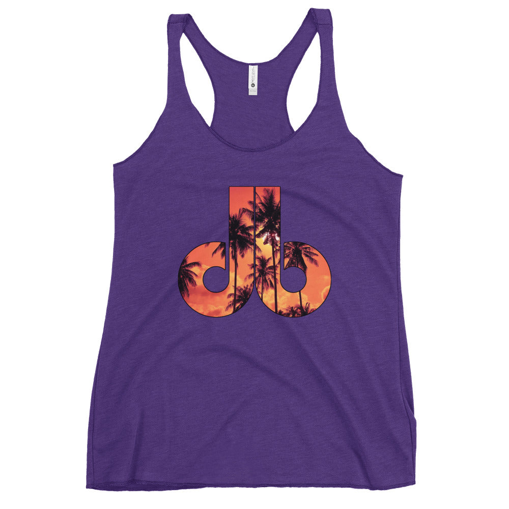 Women's Racerback Tanktop - db Sunset