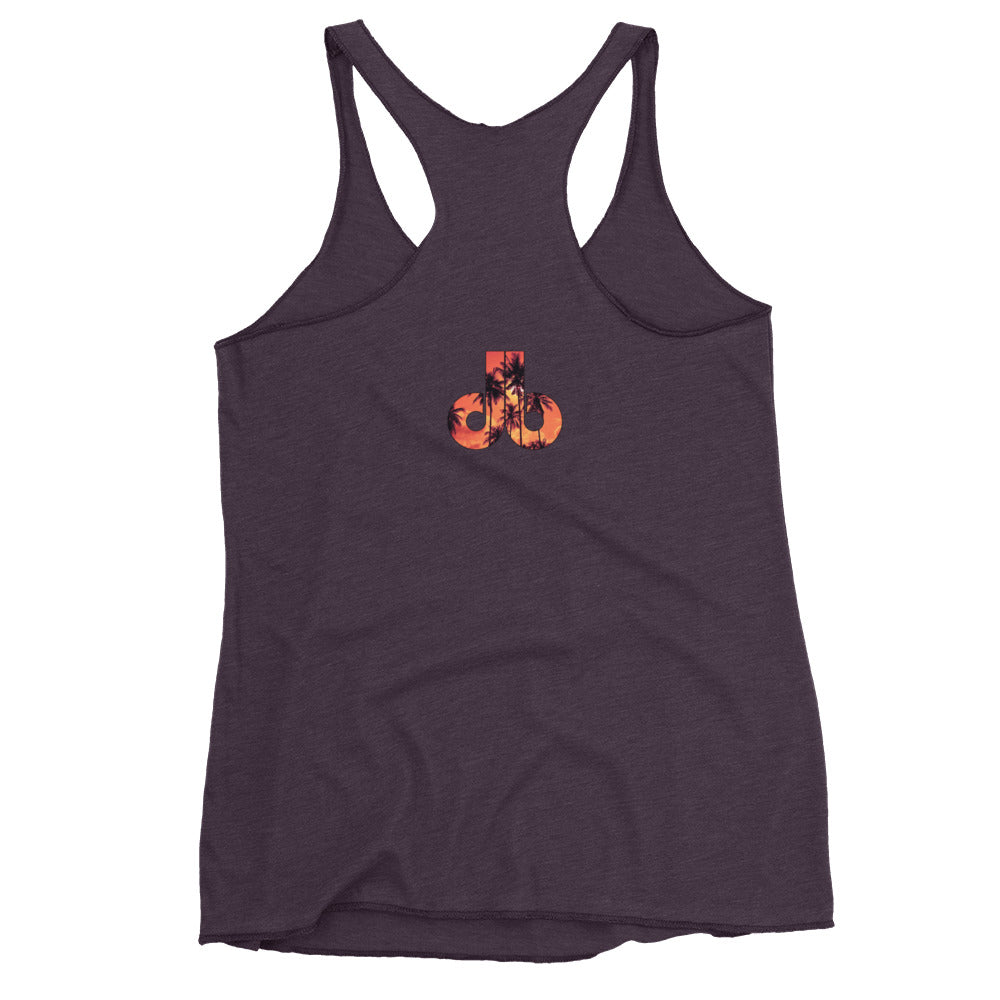 Women's Racerback Tanktop - db Sunset