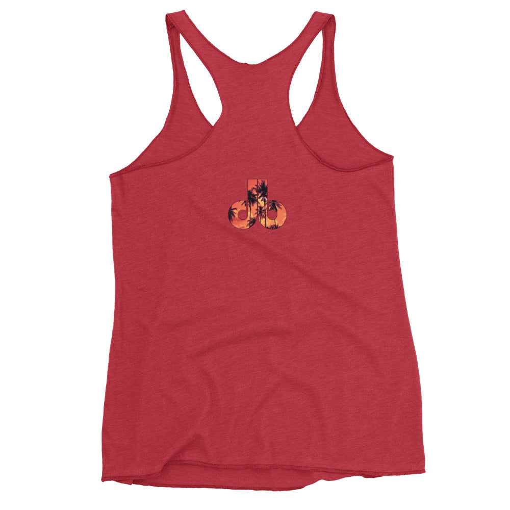 Women's Racerback Tanktop - db Sunset