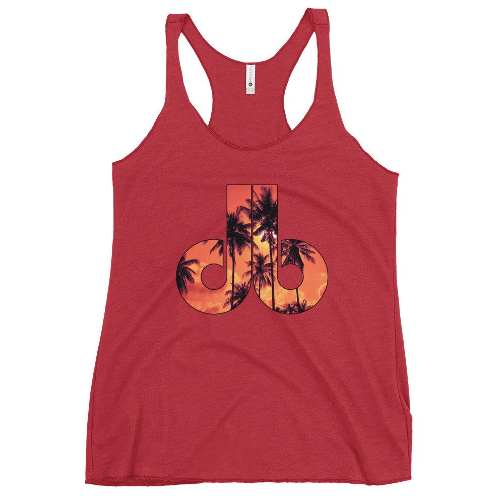 Women's Racerback Tanktop - db Sunset