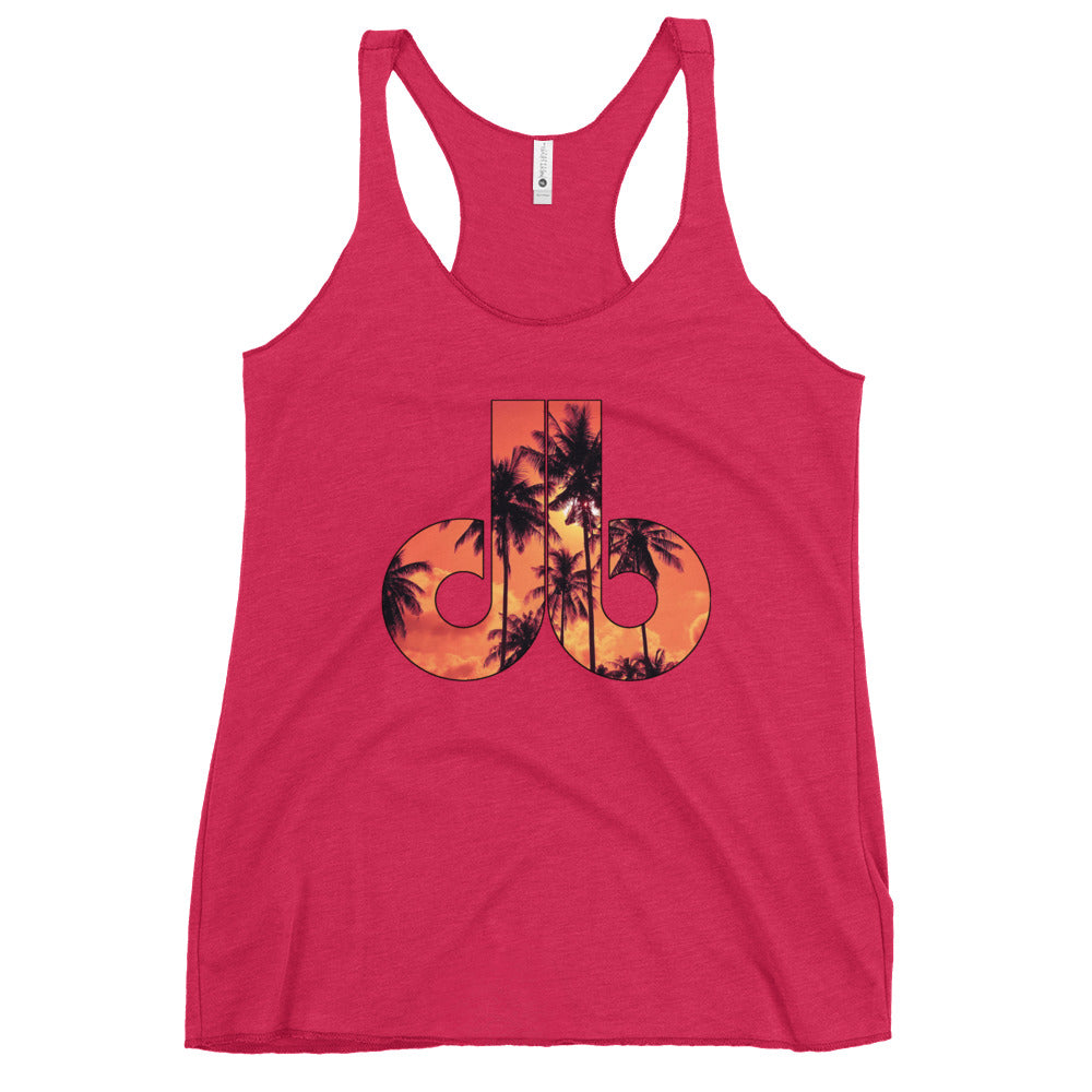 Women's Racerback Tanktop - db Sunset