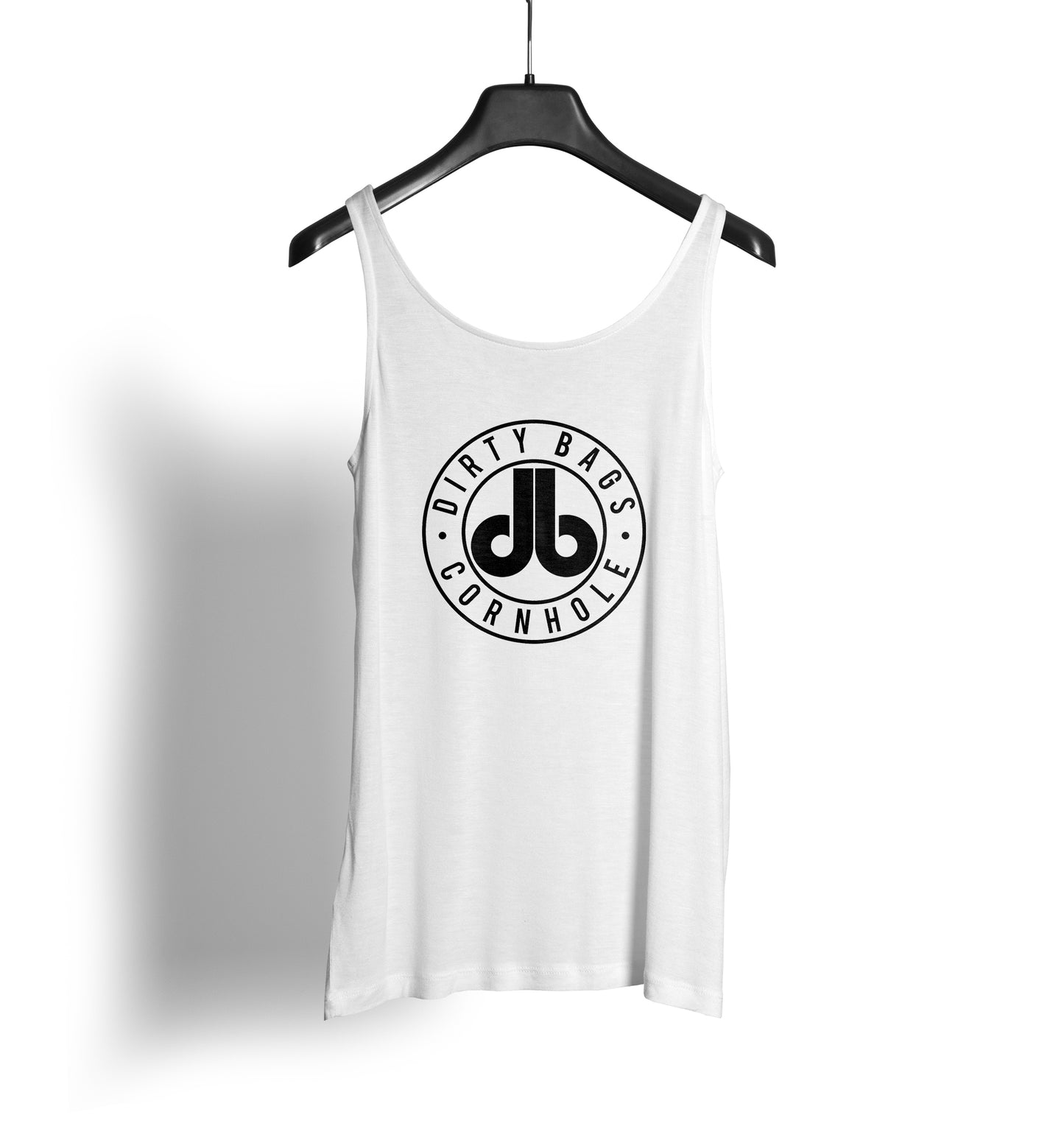 Women's Tank Top - White with Black db