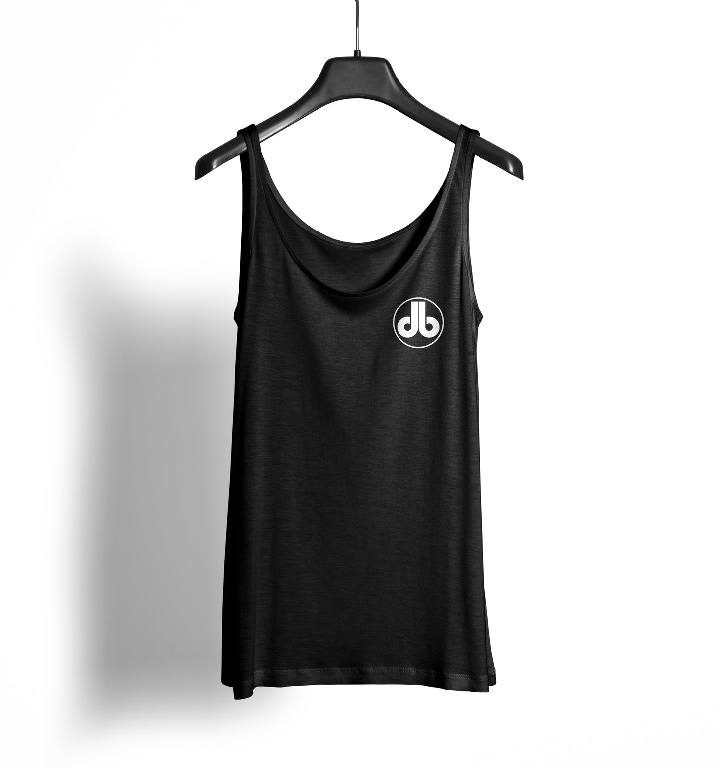 Women's Tank Top - Black with White db