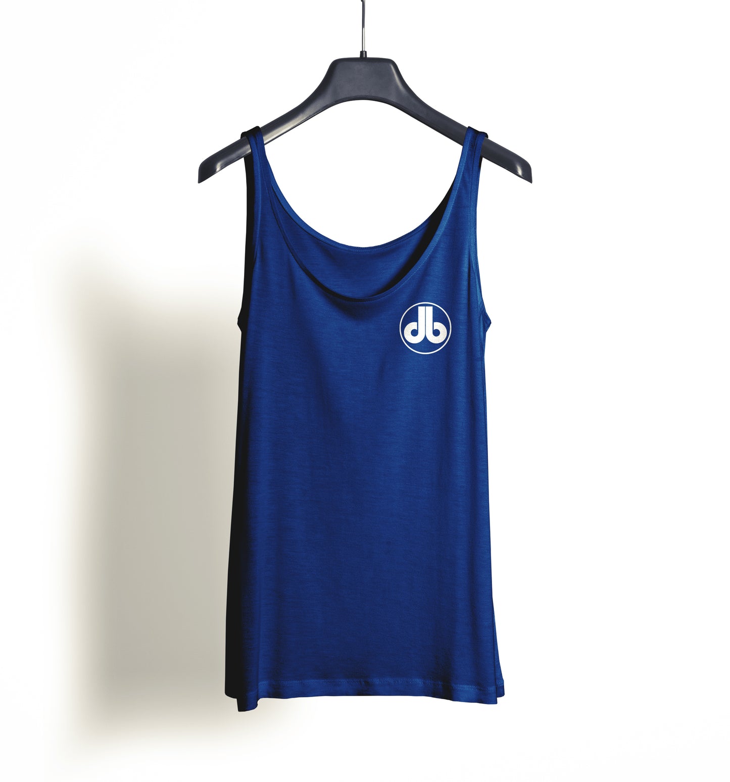 Women's Tank Top - Blue with White db