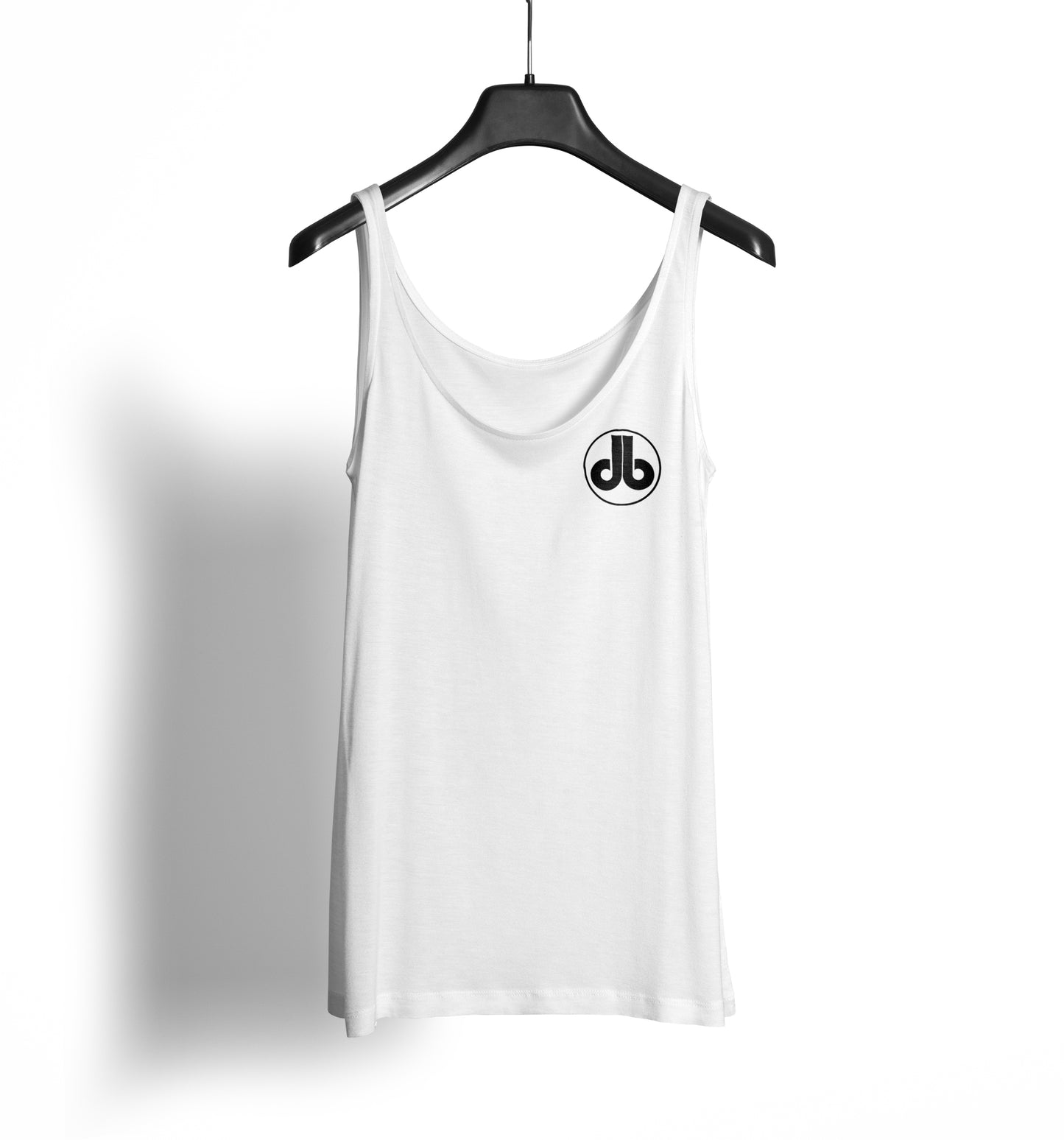 Women's Tank Top - White with Black db