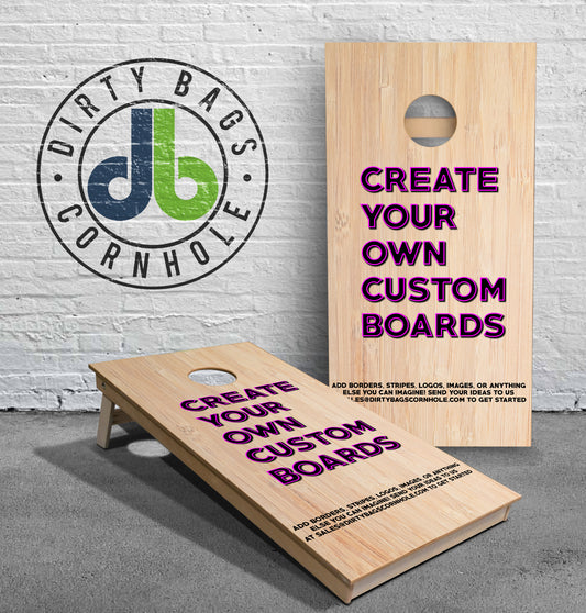Custom cornhole Boards ACL Approved