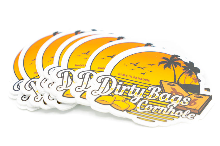 Dirty Bags Cornhole Stickers
