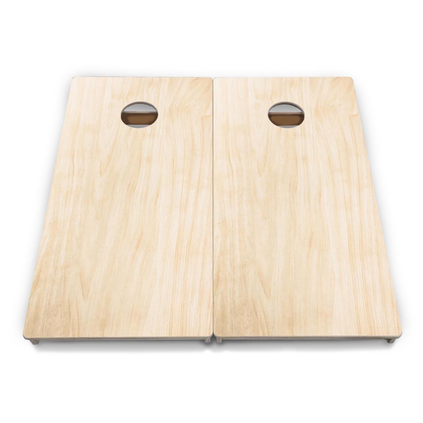 Complete Tournament Cornhole Bundle - Boards, Bags & Carrying Case - Plain Raw (Needs Finished)