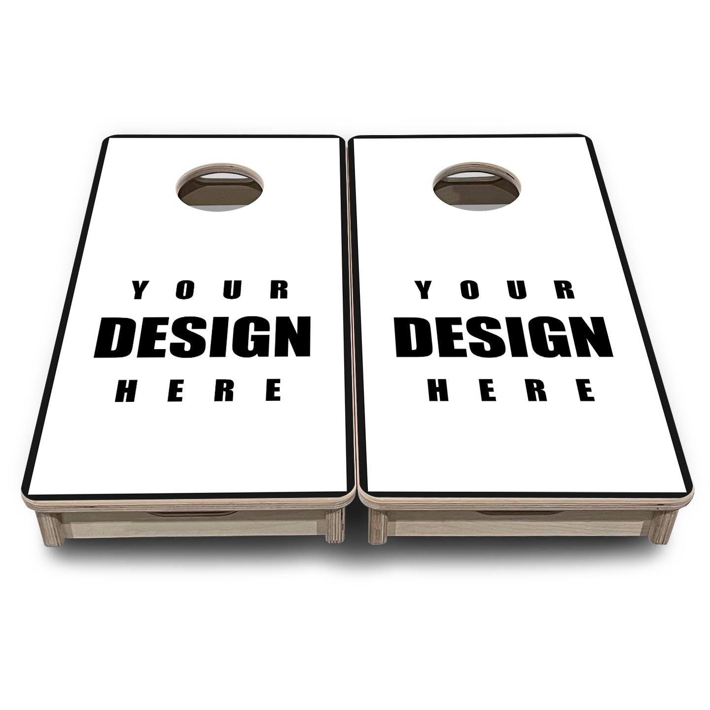 Custom - Mini or Vacation Size Cornhole Boards with 8 Mini Bags