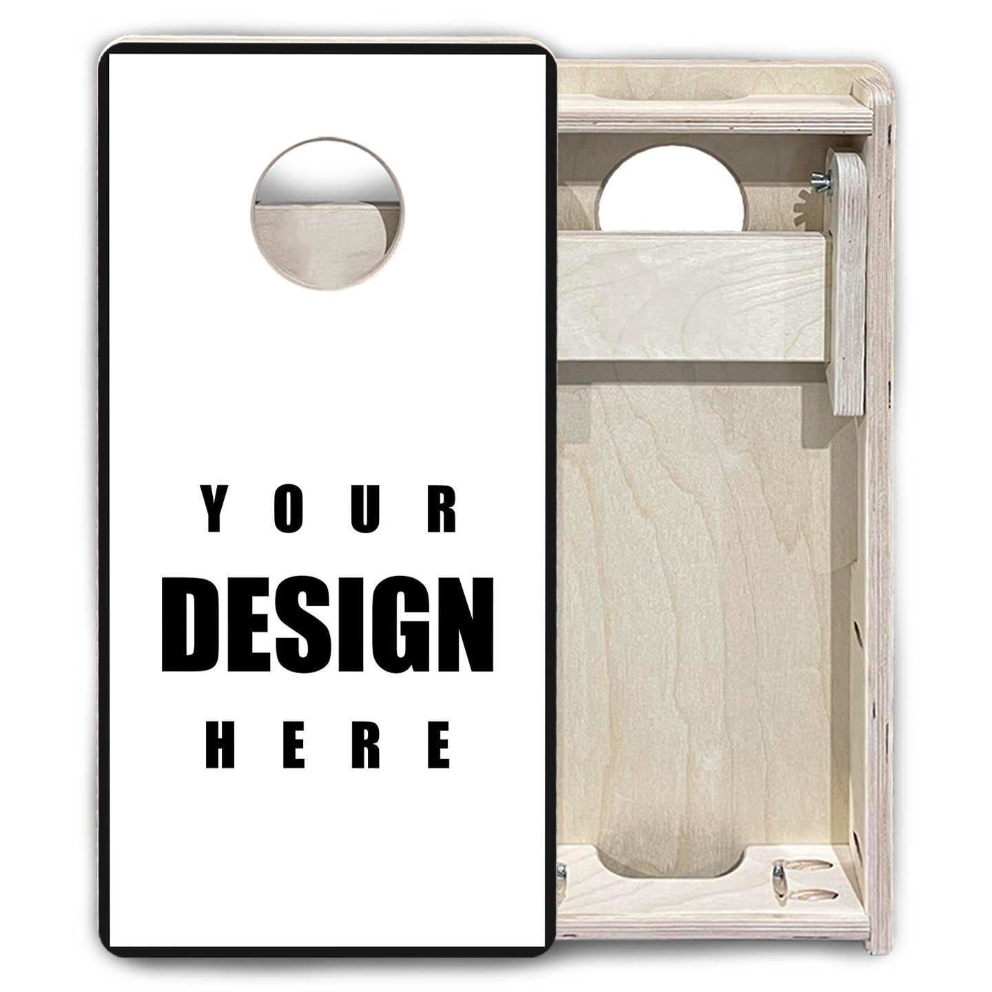 Custom - Mini or Vacation Size Cornhole Boards with 8 Mini Bags