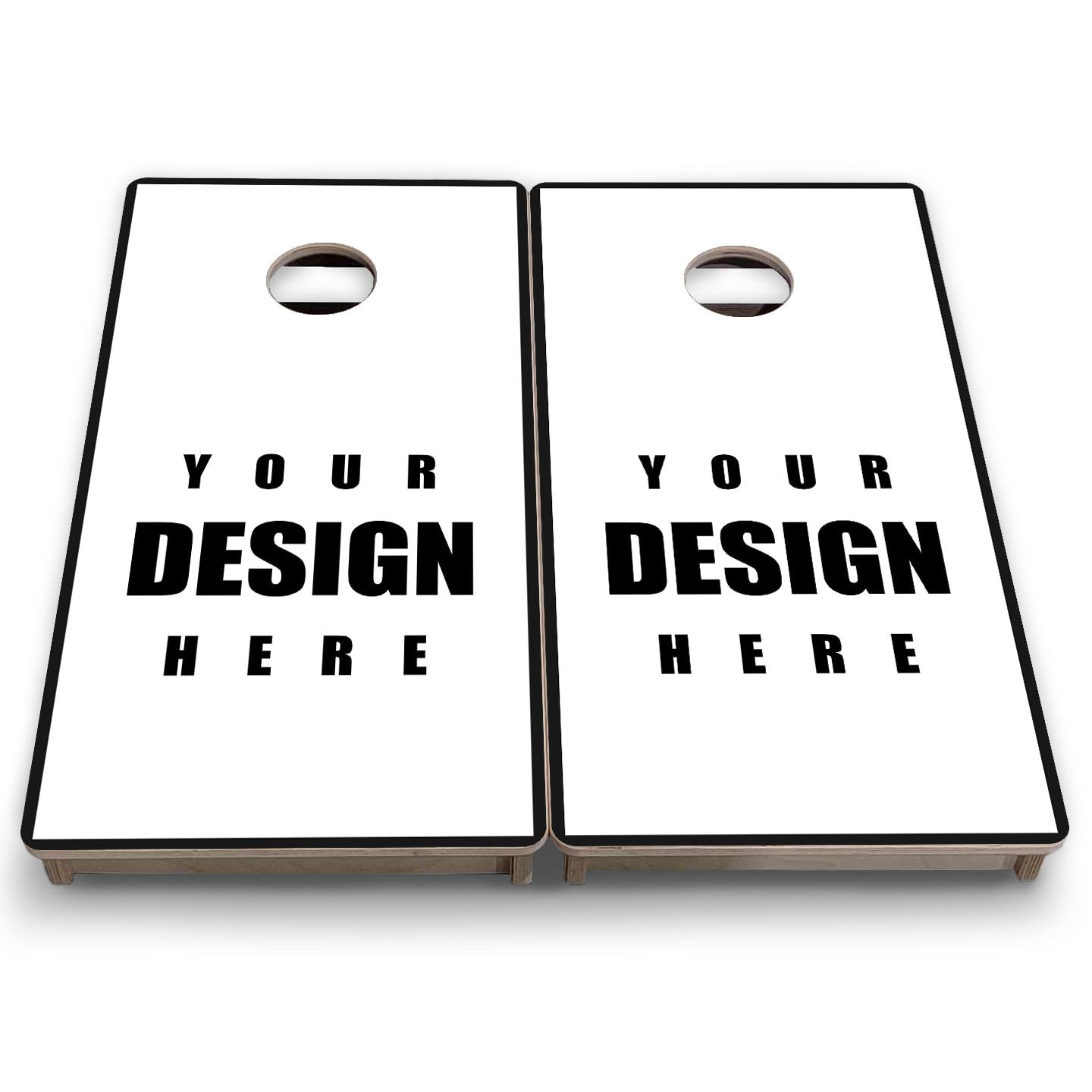 Custom - Mini or Vacation Size Cornhole Boards with 8 Mini Bags