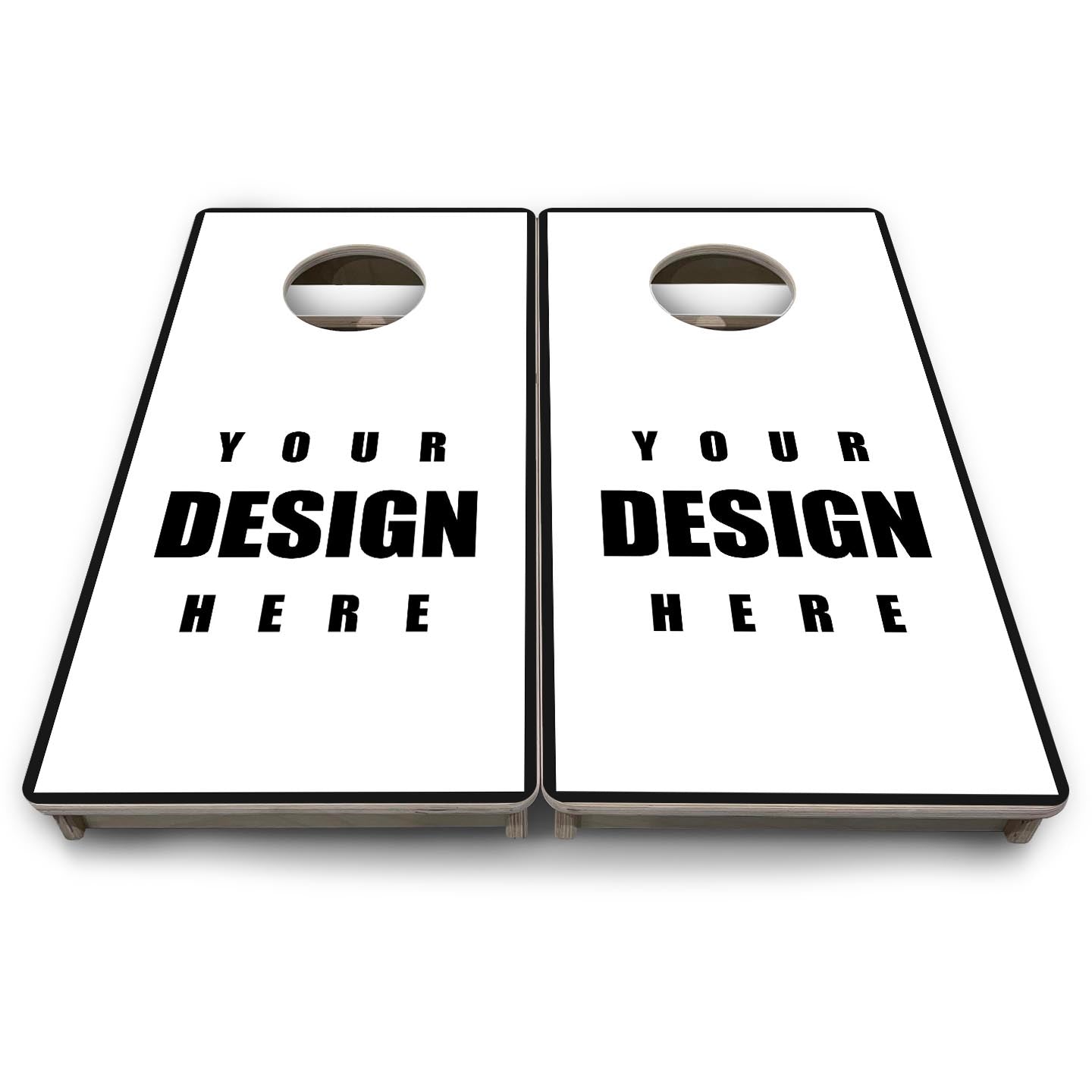 Custom - Mini or Vacation Size Cornhole Boards with 8 Mini Bags