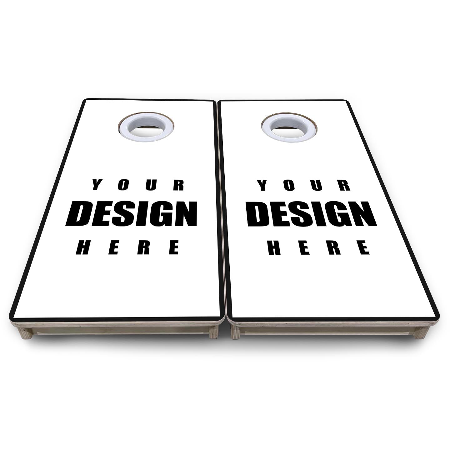 Custom - Mini or Vacation Size Cornhole Boards with 8 Mini Bags