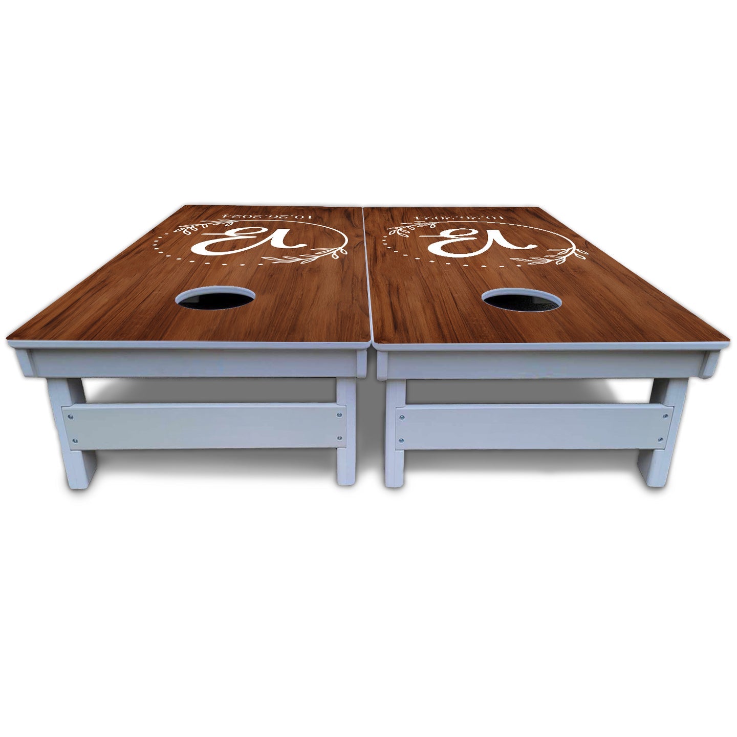 Laurel Wreath Cornhole Boards - All Weather Series