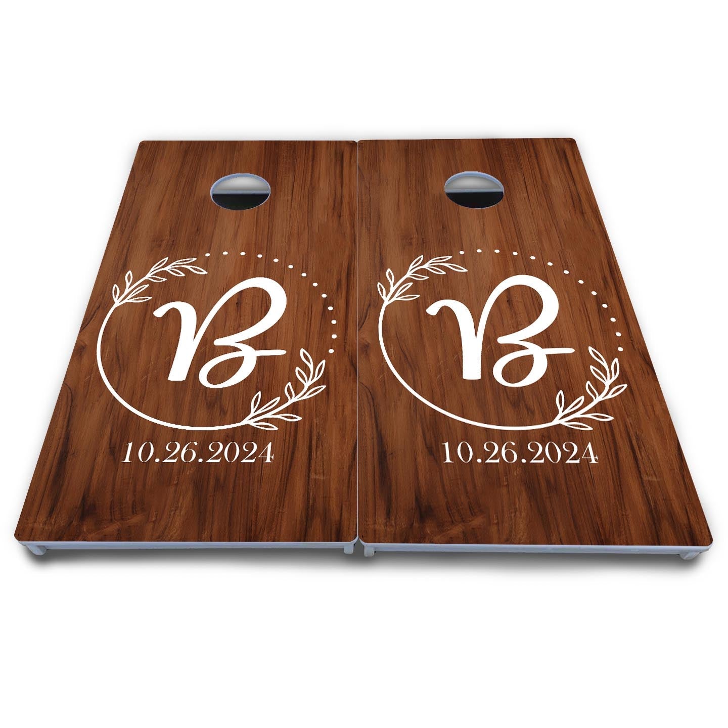 Laurel Wreath Cornhole Boards - All Weather Series