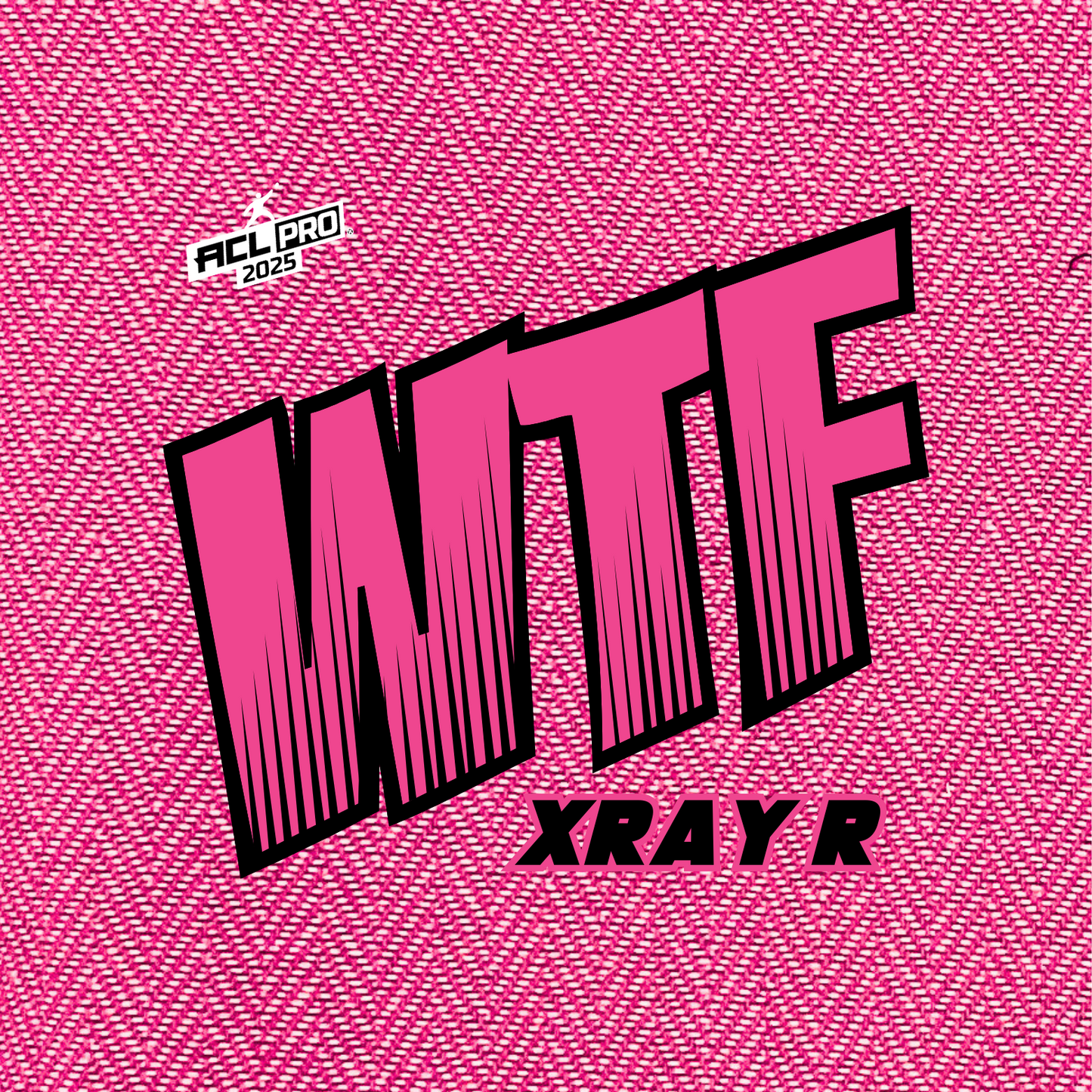 2026 WTF X-RAY Pink carpet - ACL Pro Stamped Cornhole Bags - Set of 4 bags