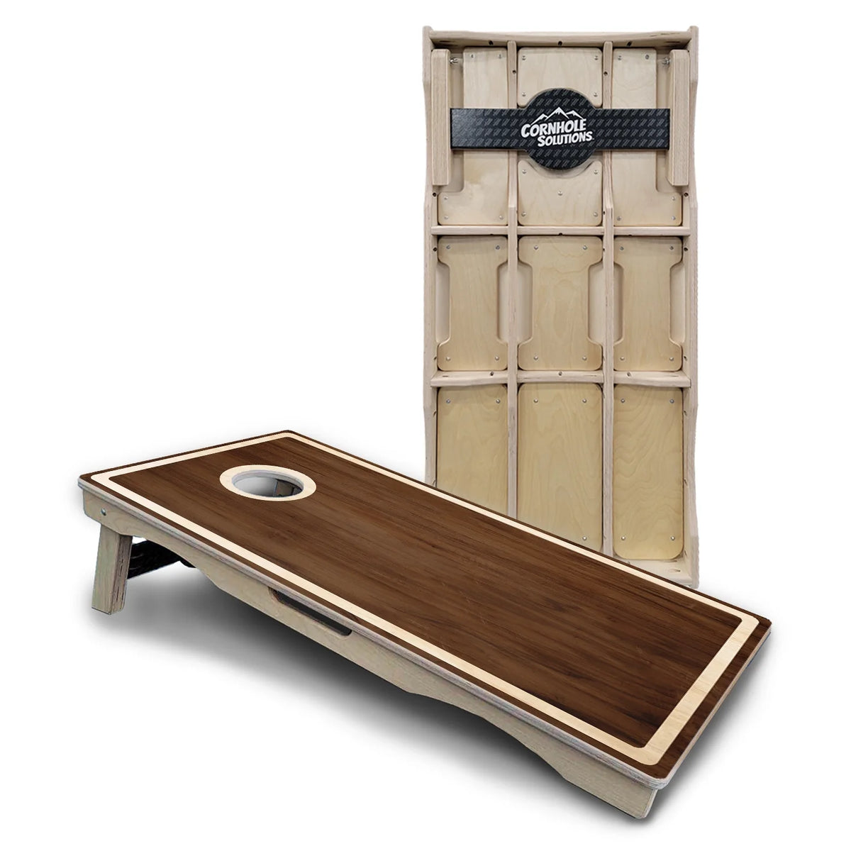 Dark Wood Cornhole Boards – Pro Lite or Pro Elite