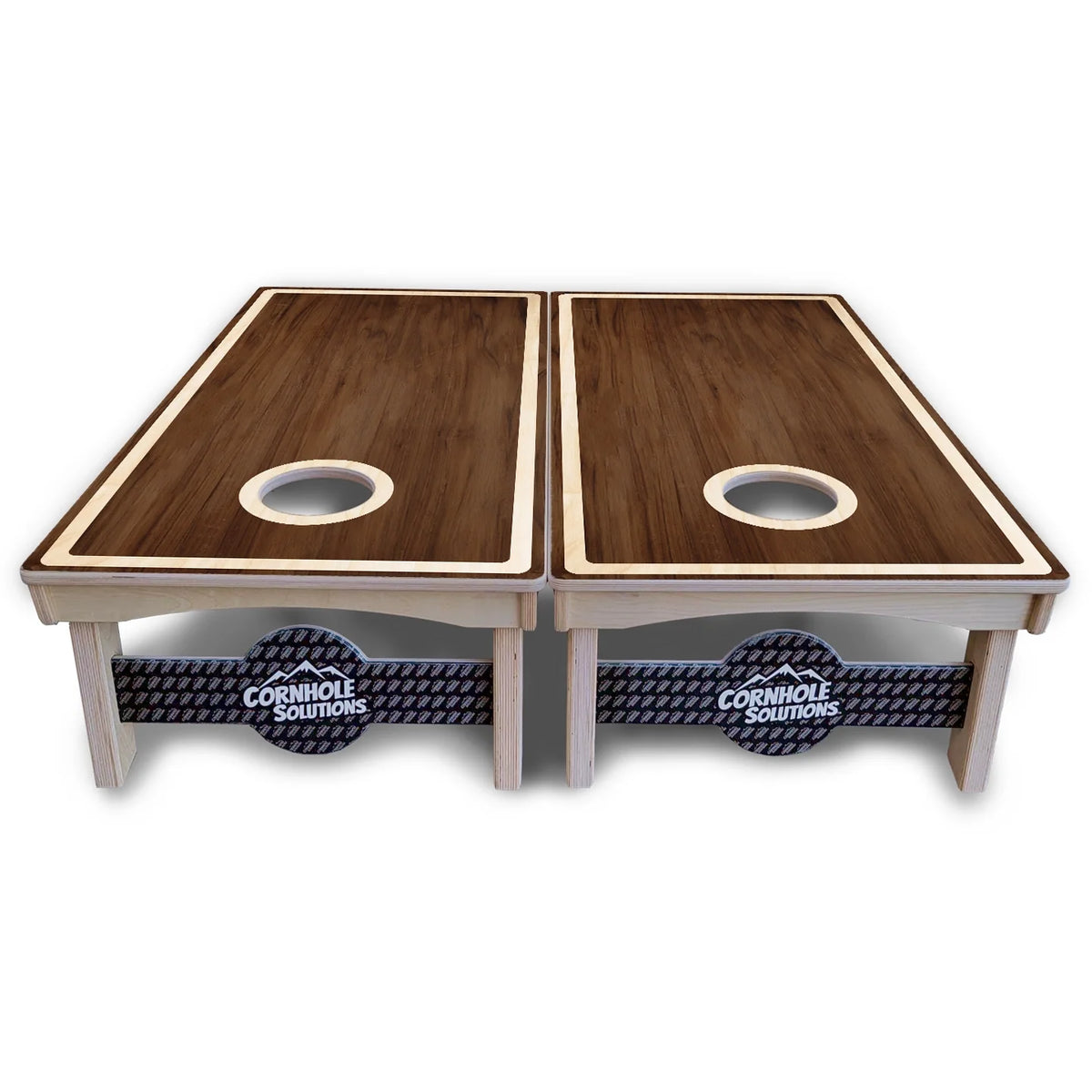 Dark Wood Cornhole Boards – Pro Lite or Pro Elite