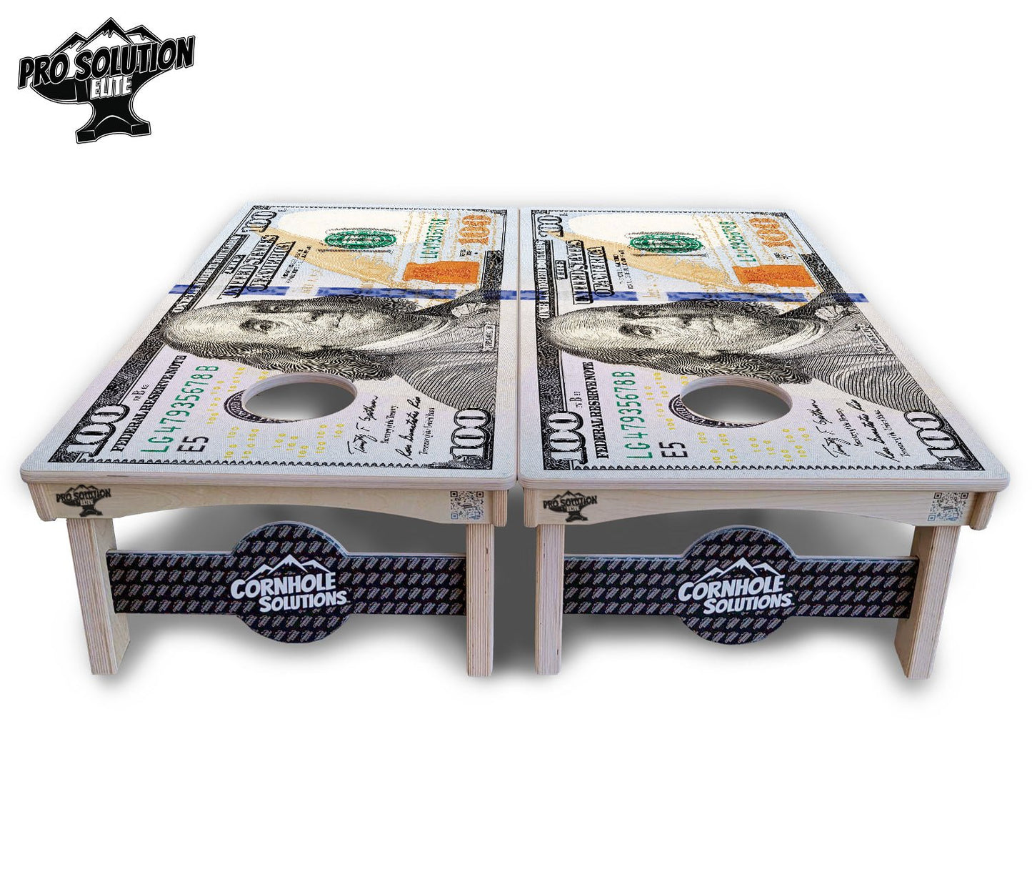 $100 Bill Cornhole Boards - Pro Elite Series