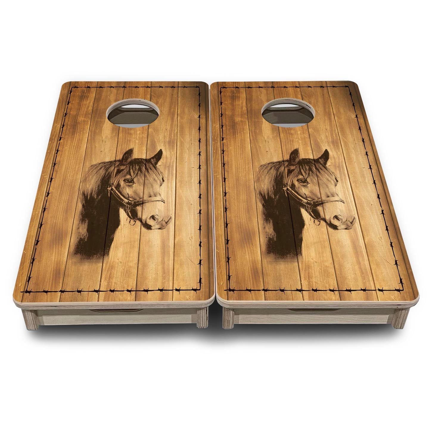 Barnyard Horse - Mini or Vacation Size Cornhole Boards