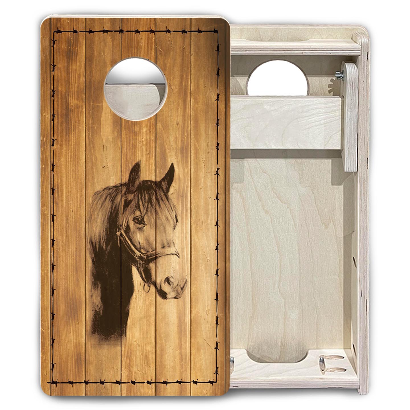 Barnyard Horse - Mini or Vacation Size Cornhole Boards