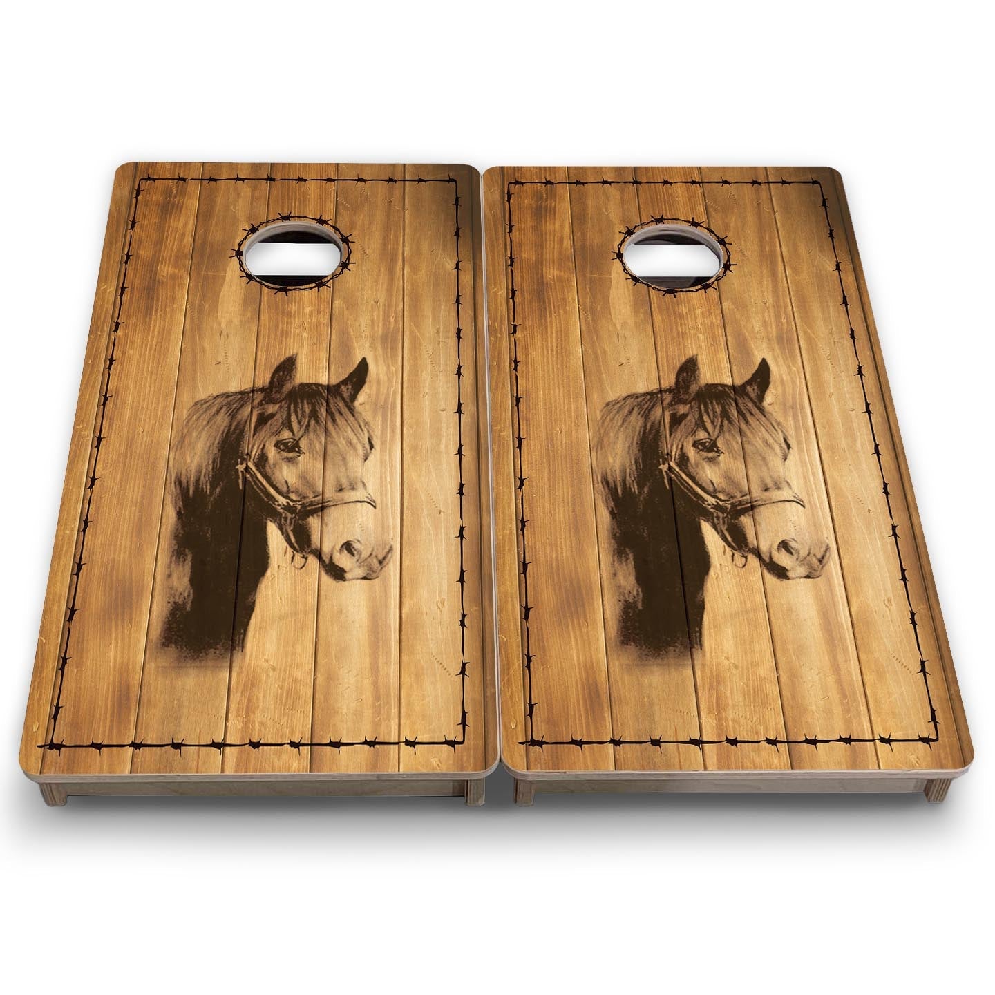 Barnyard Horse - Mini or Vacation Size Cornhole Boards